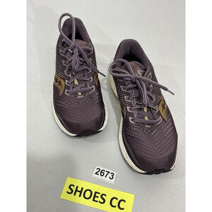 Saucony Purple and Brown Sneakers